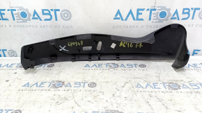 Audi A6 C7 12-18 passenger seat control trim, type 2, black, scratches, broken fasteners