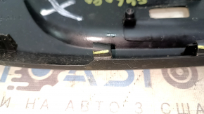 Audi A6 C7 12-18 passenger seat control trim, type 2, black, scratches, broken fasteners