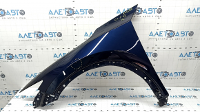 Mazda CX-5 17-24 blue 42M front left fender, dented