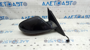 Right side mirror assembly for Audi A6 C7 12-18, 12 pins, for auto storage, turn signal, auto-dimming, graphite, chips, scratches, sand