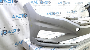 Bare front bumper for VW Jetta 19-21, silver, scratches