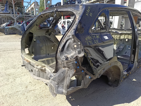 Kia Niro 17-22 HEV, PHEV, rear right quarter wing, on the body, black ABP, dented, bumps