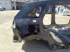 Kia Niro 17-22 HEV, PHEV, rear right quarter wing, on the body, black ABP, dented, bumps