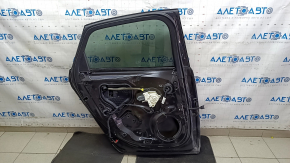 Rear left door assembly for Audi A6 C7 12-18 keyless, graphite LX7U, dents, scratches