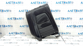 Backrest of the rear row 2 right Mazda CX-5 19-22 black leather, with perforation, with brown stitching, without a headrest, dented, needs cleaning