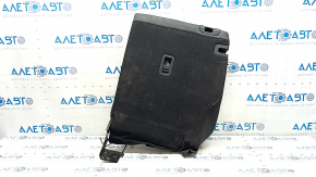 Backrest of the rear row 2 right Mazda CX-5 19-22 black leather, with perforation, with brown stitching, without a headrest, dented, needs cleaning