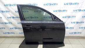 Front right door assembly for an Audi A6 C7 12-18 keyless, graphite LX7U, dents, scratches