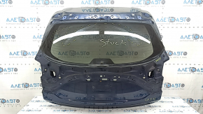 Mazda CX-5 17-24 electric trunk door with glass, tinted, blue 42M, worn glass, scratches on the glass