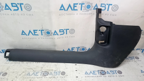 Inner front left door sill trim for Audi A6 C7 12-18, black, scratches