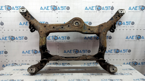 Rear subframe Audi A6 C7 12-18 AWD is rusty, 1 gearbox silent is cracked, 1 silent is torn