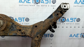 Rear subframe Audi A6 C7 12-18 AWD is rusty, 1 gearbox silent is cracked, 1 silent is torn