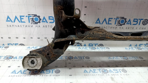 Rear subframe Audi A6 C7 12-18 AWD is rusty, 1 gearbox silent is cracked, 1 silent is torn
