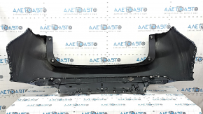Naked rear bumper for Mazda CX-5 2022-2025 without parking sensors, blue, crack in mount, dent