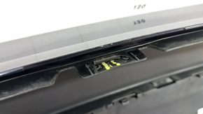 Naked rear bumper for Mazda CX-5 2022-2025 without parking sensors, blue, crack in mount, dent