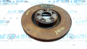 Front left brake disc for Audi A6 C7 12-18 356/34mm, rusty