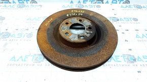 Front right brake disc for Audi A6 C7 12-18 356/34mm, rusty