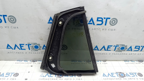 Triangle door glass with seal, rear left, Volkswagen ID.4 21-25, tinted, missing element