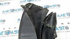 Mazda CX-5 22-25 front bumper lip, black structure, missing fragment, scratches, dents