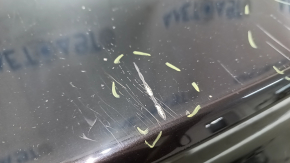 Audi A6 C7 12-18 aluminum trunk lid, graphite LX7U, scratches, scuffs, dents