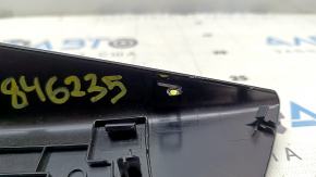 Rear left window lift control trim for Volkswagen ID.4 21-22, glossy, black, scratches, broken fasteners