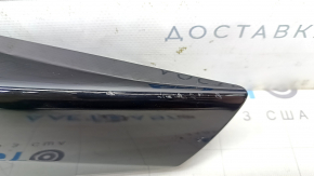 Rear right window lift control trim panel for Volkswagen ID.4 21-22, glossy, black, scratches, broken mount