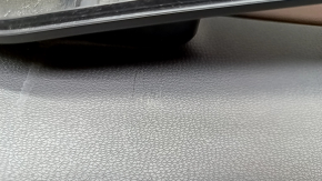 Door trim panel rear right Volkswagen ID.4 21-22 black, brown leather armrest, insert black gloss, with handle, scratches