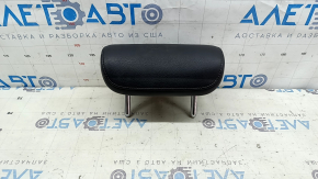 Rear central headrest for Audi A6 C7 12-18, black leather, ready to clean