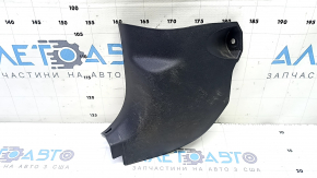 Lower left front pillar trim for Toyota Prius V 15-17, black, scratches