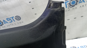 Toyota Prius V 15-17 lower right center pillar trim, black, scratches, broken mount