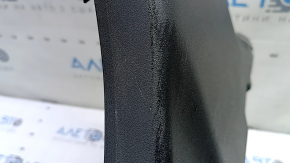 Toyota Prius V 15-17 lower right center pillar trim, black, scratches, broken mount