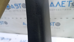 Toyota Prius V 15-17 lower right center pillar trim, black, scratches, broken mount