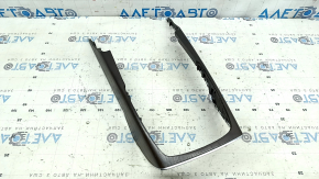 Audi A6 C7 16-18 wood grain center console trim (brown ash), texture, worn, scratches