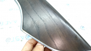 Audi A6 C7 16-18 wood grain center console trim (brown ash), texture, worn, scratches