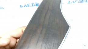 Audi A6 C7 16-18 wood grain center console trim (brown ash), texture, worn, scratches
