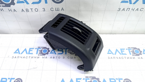 Left dashboard air duct deflector assembly for Toyota Prius V 15-17 black