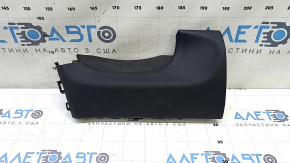 Driver's knee pad under the steering column for a 15-17 Toyota Prius V, black
