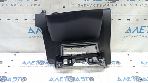 Toyota Prius V 15-17 black lower center dashboard trim, scratches