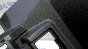 Toyota Prius V 15-17 black lower center dashboard trim, scratches