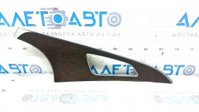 Door trim panel (cards) front right Audi A6 C7 12-18 wood (brown ash), chrome swelled