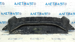 Front bumper guard for Audi A6 C7 16-18 (restored), with lip, scuffed, dented