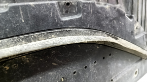 Front bumper guard for Audi A6 C7 16-18 (restored), with lip, scuffed, dented