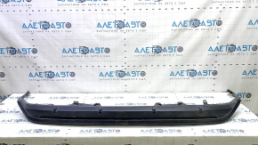 Rear bumper lip for Toyota Prius V 15-17 rest, black, scratches, broken fasteners, crack, pressed