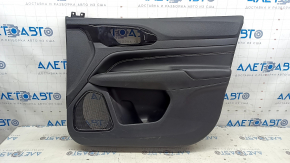 Jeep Compass 22-25 front right door panel, black, leather insert, scratches, scuffs, whitened plastic