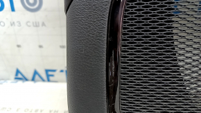 Jeep Compass 22-25 front right door panel, black, leather insert, scratches, scuffs, whitened plastic