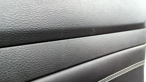 Jeep Compass 22-25 front right door panel, black, leather insert, scratches, scuffs, whitened plastic