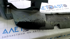 Bare front bumper for a Toyota Prius V 15-17, green, dents, peeling paint, cracks in the mounts