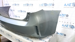 Bare rear bumper for Toyota Prius V 12-17 without lip, green, scratches, dents, cracks