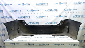 Bare rear bumper for Toyota Prius V 12-17 without lip, green, scratches, dents, cracks