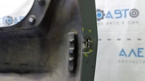Bare rear bumper for Toyota Prius V 12-17 without lip, green, scratches, dents, cracks