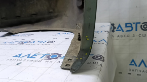 Bare rear bumper for Toyota Prius V 12-17 without lip, green, scratches, dents, cracks